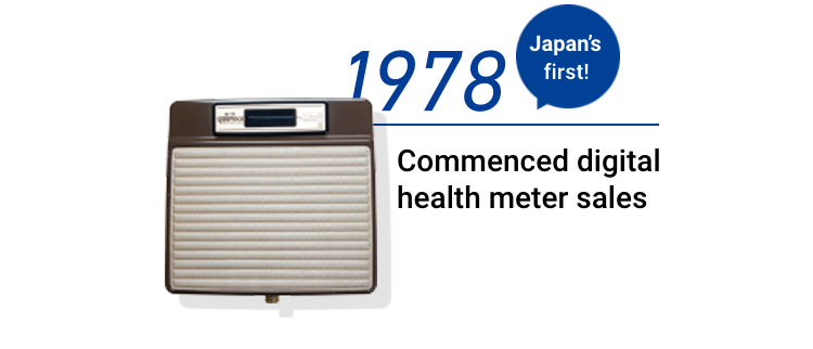 1978 Commenced digital health meter sales